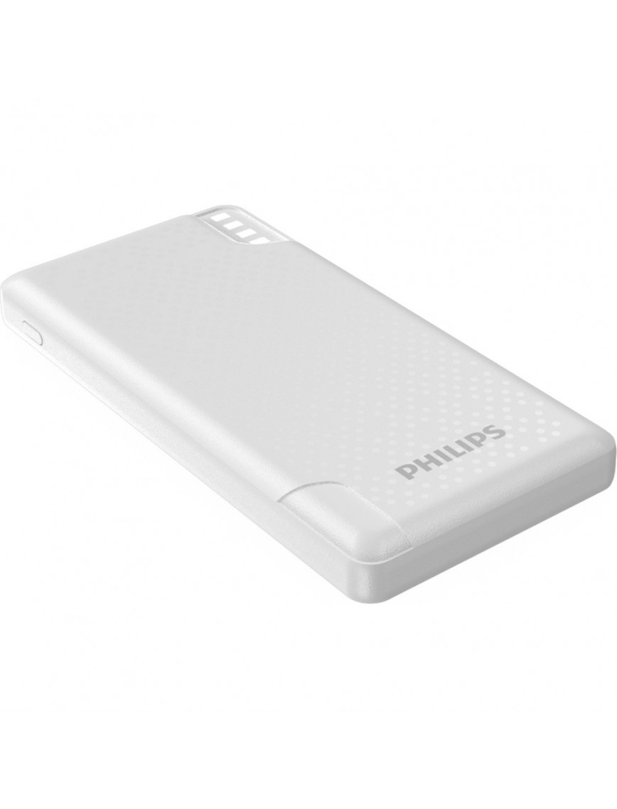 Philips DLP2010NW/62 10.000 Mah 2 x 2.4A USB Çıkış Micro USB + Type C Giriş Powerbank Beyaz